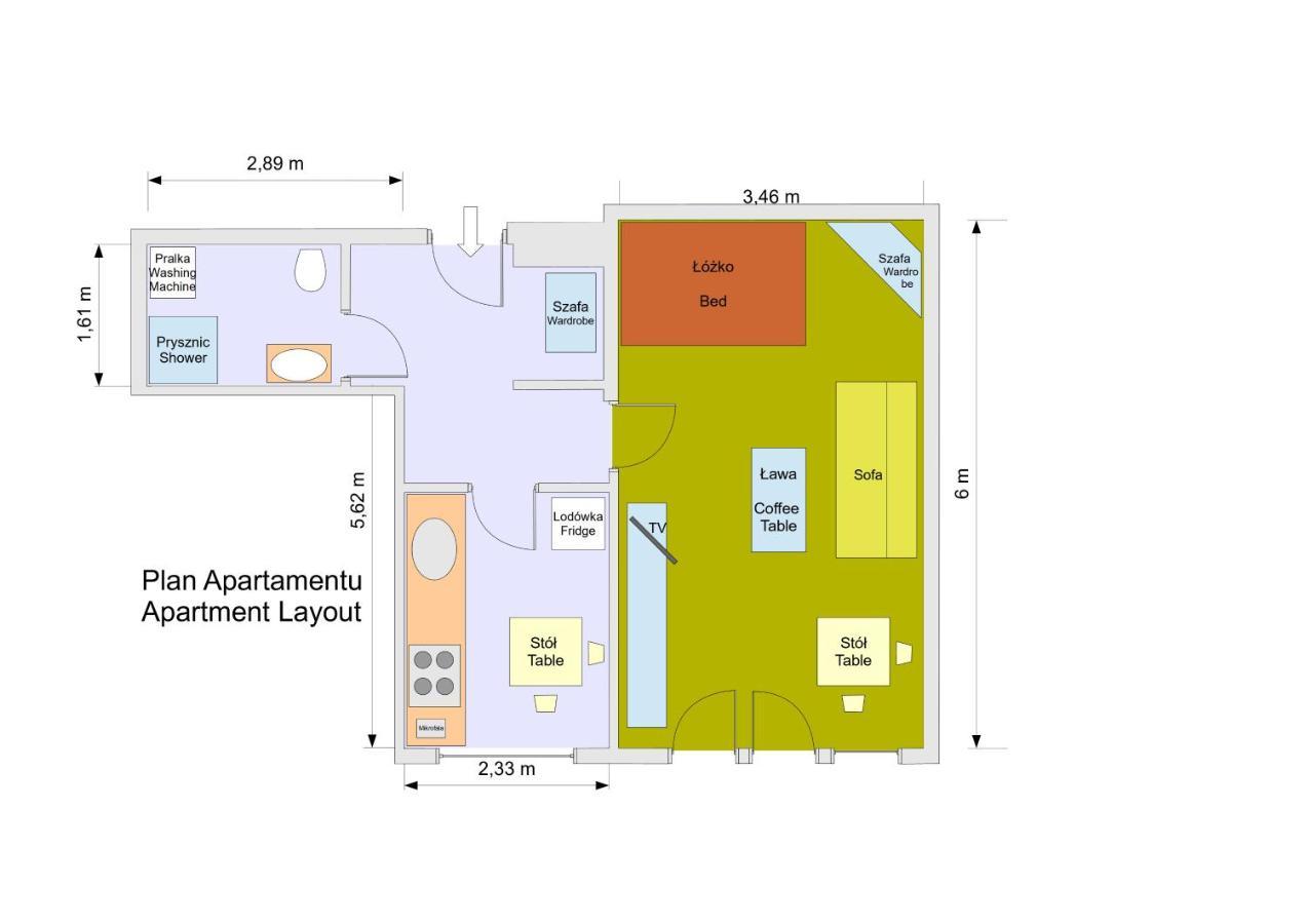 Apartment Amur クラクフ エクステリア 写真